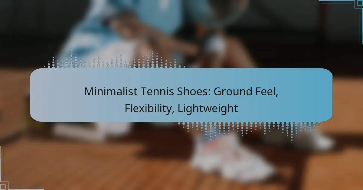 Minimalist Tennis Shoes: Ground Feel, Flexibility, Lightweight