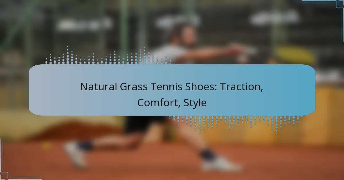 Natural Grass Tennis Shoes: Traction, Comfort, Style